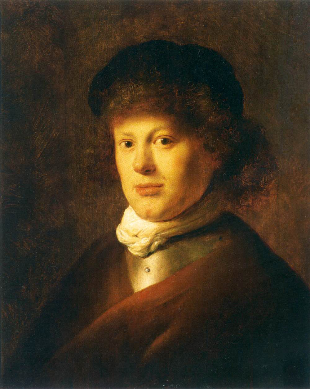 rembrandt van rijn with gorget